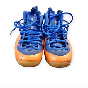 Mens Blue and Orange Sneakers Foamposites